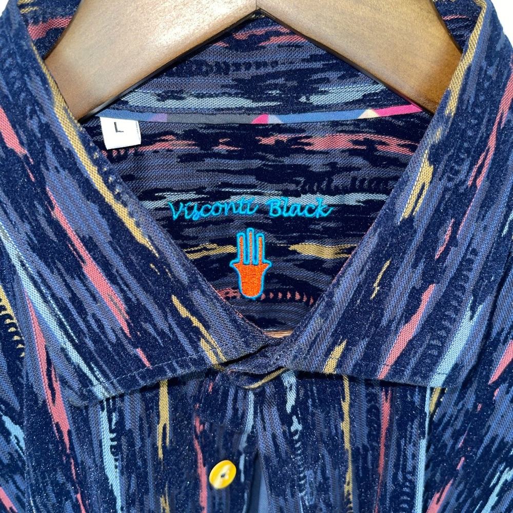 Visconti mens dress shirt - phenomenal party shirt